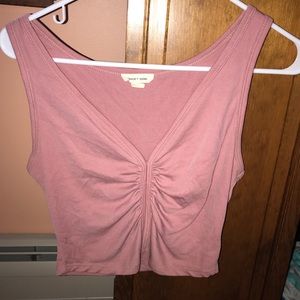UO ruched front Silence + Noise tank top